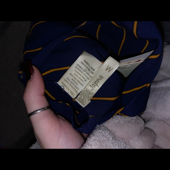 Blue & Orange Striped Tank - Picture 4 of 4